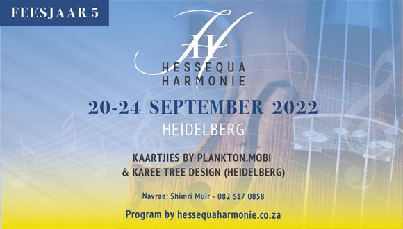 2022 Hessequa HarmonieThis spring, the annual Hessequa Harmonie brings top local...