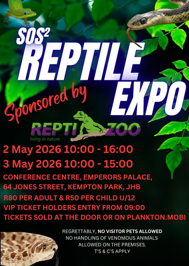 SOS² Reptile Expo May 2026