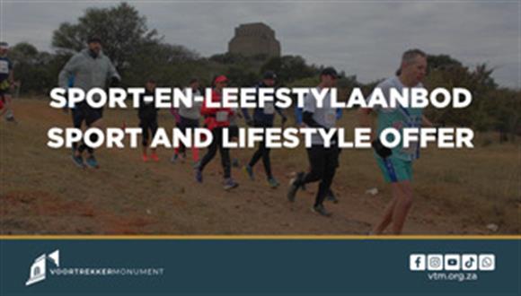 Ons sport-en-leefstylaanbod
bied aan besoekers die geleentheid om die Voortrekk...
