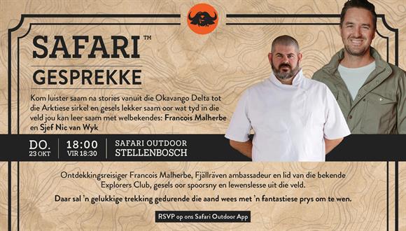Kom luister saam met Safari Outdoor® na stories vanuit die Okavango Delta tot di...