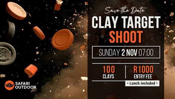 Join us for the Safari Outdoor® Clay Target Challenge, on Sunday, 2 November.Tic...